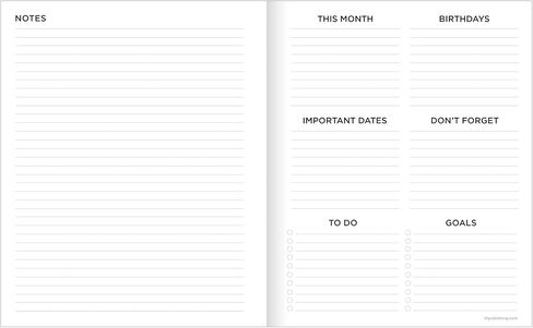 TF Publishing 2026 Drawn Daisies Medium Monthly Planner - 2 Page Spreads with Extra Large Calendar Grids and Planning Prompts - 12 Month Planner for School and Work - 6.5in x 8in in Saudi Arabia