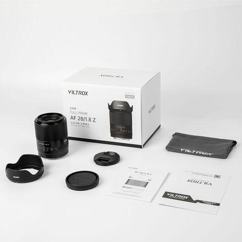 VILTROX 75mm f/1.2 Z Mount APS-C Prime Large Aperture Lens Compatible with Nikon Cameras Z30 Zfc Z50, Also Models Z7 Z6 Z5 Z6II Z7II Z8 Z9 Under APS-C Setting in Kuwait