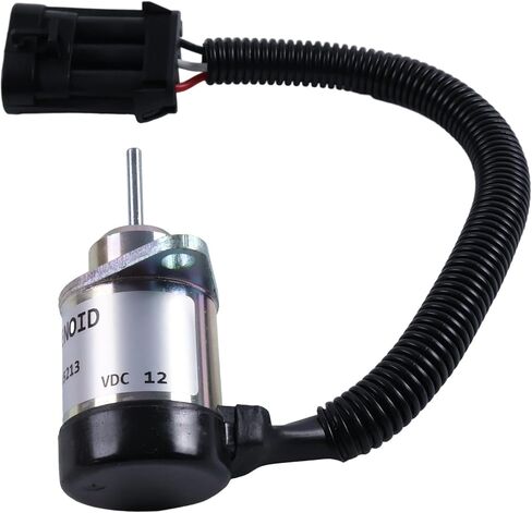 12V Fuel Shut Off Solenoid 7000769 1J710-60011 Compatible with Kubota Engine V2607 Bobcat A300 A770 S130 S150 T140 T180 5600 5610 E32 E35 325 328 425 428 in Saudi Arabia