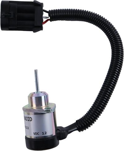 12V Fuel Shut Off Solenoid 7000769 1J710-60011 Compatible with Kubota Engine V2607 Bobcat A300 A770 S130 S150 T140 T180 5600 5610 E32 E35 325 328 425 428 in Saudi Arabia