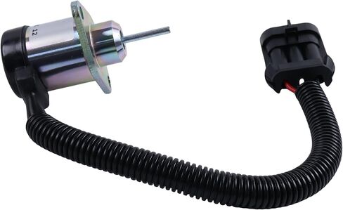 12V Fuel Shut Off Solenoid 7000769 1J710-60011 Compatible with Kubota Engine V2607 Bobcat A300 A770 S130 S150 T140 T180 5600 5610 E32 E35 325 328 425 428 in Saudi Arabia