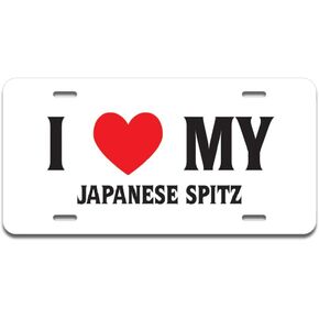 SignMission I Love My Leonberger Aluminum License Plate | License Plate 12" X 6" Fits Any Car, Truck, SUV, RV, or Trailer | Made in The USA in Saudi Arabia