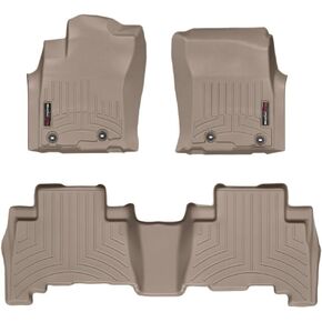 Weathertech Custom Fit FloorLiners for Toyota 4Runner, GX, 1st & 2nd Row (444931-442862), Black in Saudi Arabia