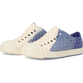 Native Shoes Kids Jefferson (طفل صغير/طفل صغير) - الجزء العلوي والبطانة من مادة EVA - ثقوب للتحكم في درجة الحرارة - مغامرة أزرق/أبيض 8 طفل صغير M in Kuwait