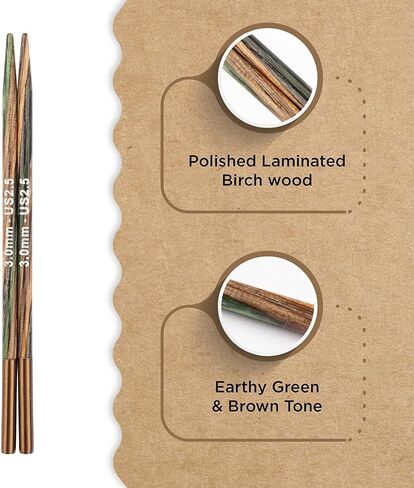 Knitter’s Pride Terra Normal Interchangeable Needles 5" (13cm) – US Size 4 (3.5mm) in Saudi Arabia