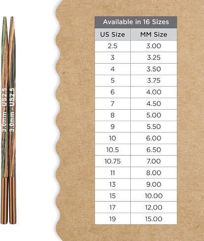 Knitter’s Pride Terra Normal Interchangeable Needles 5" (13cm) – US Size 4 (3.5mm) in Saudi Arabia