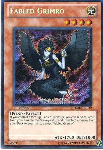 Yu-Gi-Oh! - Fabled Grimro (HA02-EN032) - Hidden Arsenal 2-1st Edition - Secret Rare in Saudi Arabia