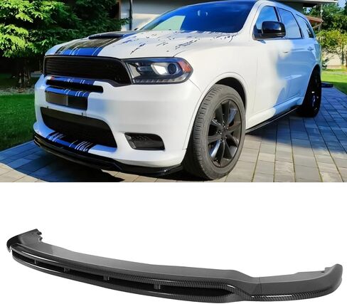 Front Bumper Lip Splitter Glossy Black 4Pcs for Dodge Durango SRT GT/Pursuit/R/T/SXT 2021-2026 Models (Excluding Hellcat Models) in Saudi Arabia