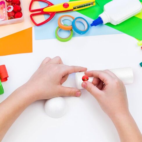 6 قطع من اسطوانات الرغوة مقاس 5 بوصات للحرف اليدوية، وقضبان أنبوب الرغوة، اسطوانة من البوليسترين الأبيض لتشكيل تنسيقات الزهور in Kuwait