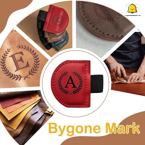 MOTEERLLU Bygone Mark إشارة مرجعية مع حامل قلم، علامة كتاب مغناطيسية جلدية أولية مخصصة، إشارات مرجعية مخصصة للنساء والرجال، هدية مثالية لمحبي الكتب والقراء in Kuwait
