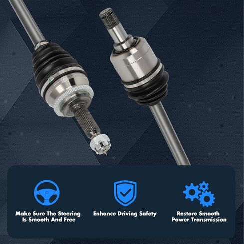 Front Left/Right CV Axle Shaft Assembly Fit for 2006-2012 for Mitsubishi Eclipse 2.4L 2007 for Mitsubishi Galant 2.4L SE Model Only CV Axle OE 66-3475 60-3475 66-3474 60-3474 663474 603474 in Saudi Arabia