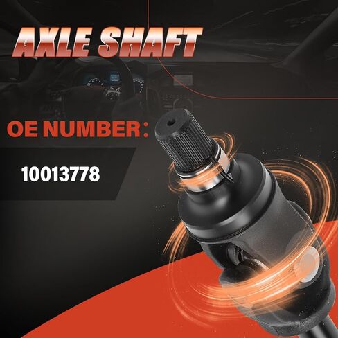 Axle Shaft Assembly Compatible with Ford F250 F350 Super Duty 2005-2012, with Dana Super 60 Front Axle, Front Right Passenger Side# 10013778 in Saudi Arabia