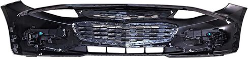 Front Bumper Cover Kit Compatible with 2016 2017 2018 Chevy Malibu L LS LT Hybrid Premier Sedan 2.0L 1.5L 1.8L W/Upper Grille Lower Grill & Fog Lights - Full Body Set in Saudi Arabia