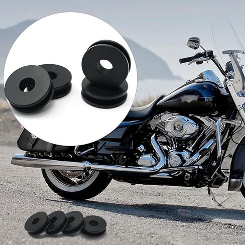 4Pcs Motorcycle Windshield Bushing Detachable Windscreen Mounting Grommets Replacement for Harley FLSTC Heritage Softail 2000-2014 Replacement for Harley FLHR ROAD KING 1994-2014 in Saudi Arabia