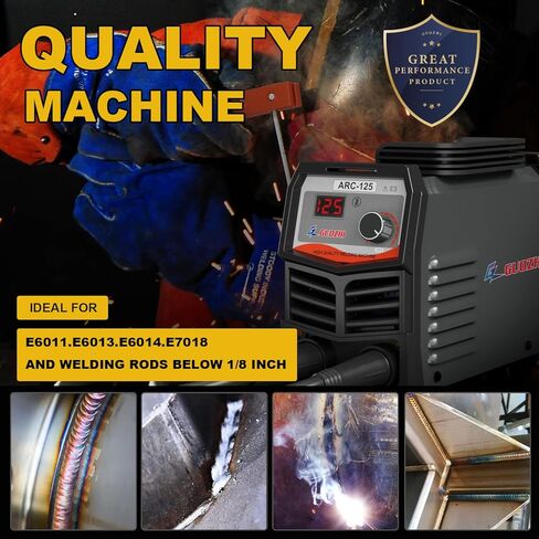 Stick Welder 210Amp Large LED Display Digital Inverter IGBT Welding Machine,110V/220V Dual Voltage Hot Start Portable MMA ARC Welder Machine in Kuwait