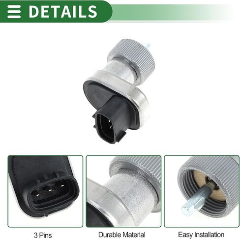 Motoforti Output Transmission Speed Sensor VSS Speed Sensor for Lexus LX450 97-96 No.9499730021 Black Silver Tone Sturdy in Saudi Arabia