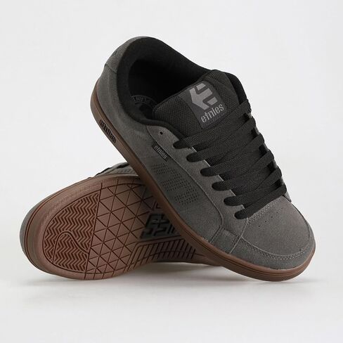 أحذية Etnies الرجالية Kingpin Skate أحذية رياضية كاجوال - أسود - مقاس 11 D in Saudi Arabia