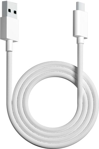 PWNAGE Ultra Custom Paracord Ultra Flexible USB C Cable for Gaming Keyboard, Mouse, Charging, Double-Sleeved Mechanical Keyboard Cable, 1.8M USB-A to USB-C, Red Color in Kuwait