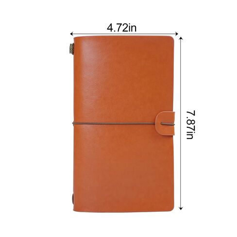 Artificial leather Traveler's Notebook System - Refillable A6 Journal, Customizable Planner with 3 Inserts(4.7x7.9in) in Saudi Arabia