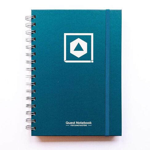 Roll & Play Press Game Master's Quest Notebook: 120 page, A5 hardback world-building journal for character, setting and plot notes, with lined, gridded and hex paper in Saudi Arabia