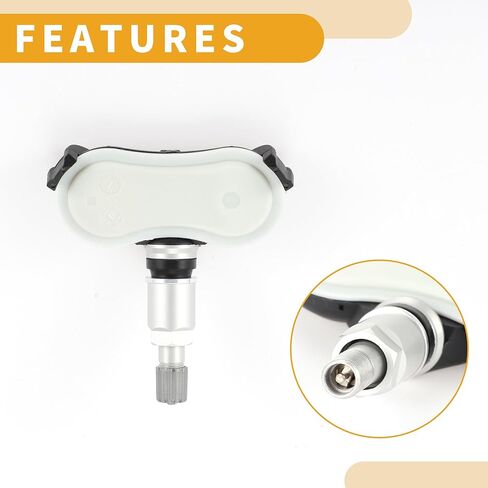 Tire Pressure Sensor No.42753TY2A51 Car Inner Tire Pressure Monitoring Sensor for Acura TL 2009-2014 Metal Rubber Plastic Black Durable 4Pc in Saudi Arabia