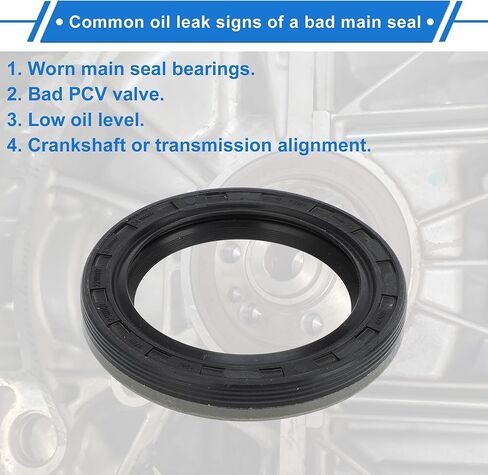 1 Pc Engine Crankshaft Oil Seal for Chevrolet Impala Malibu Front Main Seal No.12608750 in Saudi Arabia