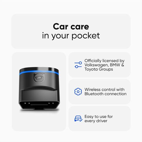 OBDeleven OBD2 Diagnostic Code Reader scan Tool, Bluetooth Scanner for Audi Seat Cupra Skoda Volkswagen BMW Mini (Android & iOS, Next Gen Pro Pack) in Kuwait