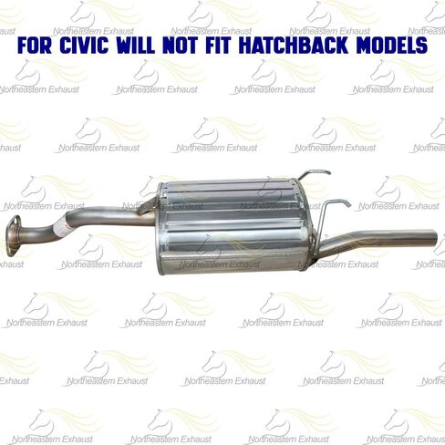 أنبوب مرنان من الفولاذ المقاوم للصدأ يناسب 1996-2000 Honda Civic Acura EL 1.6L in Kuwait