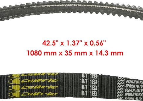 Caltric Clutch Drive Belt Compatible with Polaris Snowmobile Drive Train Belt 3211080 in Saudi Arabia
