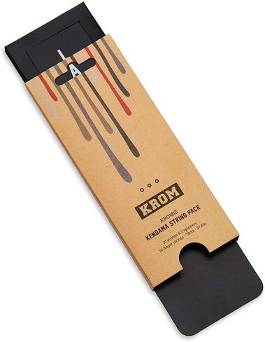 مجموعة خيوط KROM Kendama - 5 ألوان نيون فريدة - 10 خيوط - خيوط طويلة جدًا 70 سم - محامل صغيرة إضافية - اجعل Kendama الخاص بك فريدًا in Saudi Arabia