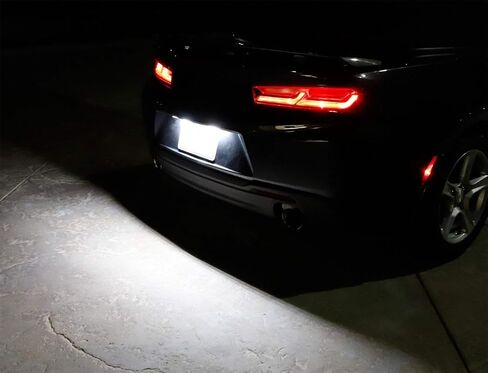 iJDMTOY OEM-Fit 3W مجموعة مصابيح لوحة ترخيص LED كاملة متوافقة مع 2016-up Hyundai Tucson IX35، 2019-up Kia Forte Sedan، مدعوم بـ 18-SMD Xenon White LED in Saudi Arabia