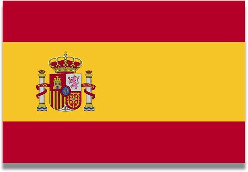 Magnet Me Up Spain Spanish Flag Car Magnet Decal, 4x6 Inches, Heavy Duty Automotive Magnet for Car, Truck SUV in Saudi Arabia