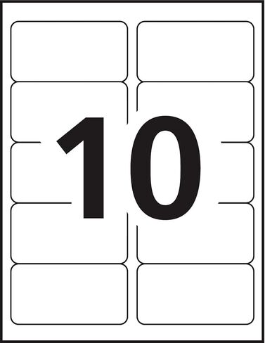 PRES-a-ply Laser Labels, 2 x 4 Inch, White, 1000 Count (30603) in Saudi Arabia