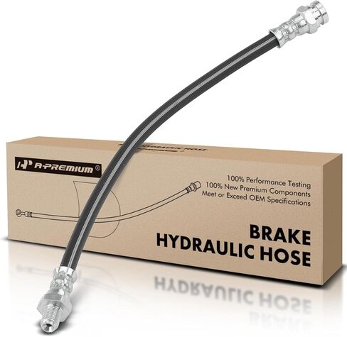 A-Premium Rear Driver or Passenger Outer Brake Hydraulic Hose Compatible with Nissan Models - Xterra 2005-2015 4.0L 2.5L in Saudi Arabia