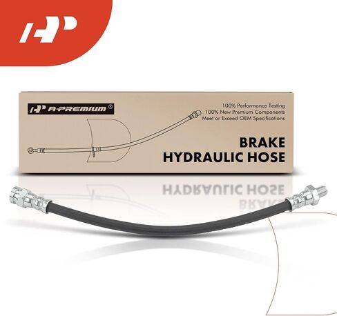A-Premium Rear Driver or Passenger Outer Brake Hydraulic Hose Compatible with Nissan Models - Xterra 2005-2015 4.0L 2.5L in Saudi Arabia
