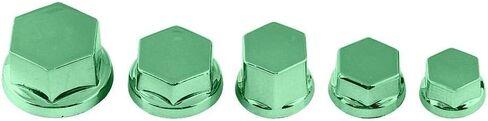 Anauto 30Pcs Motorcycle Motorbike Screw Nut Bolt Cover Decoration for for for (Green) in Saudi Arabia