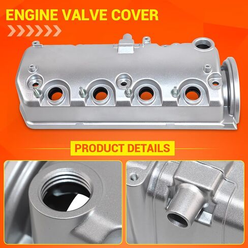غطاء صمام المحرك مع حشية متوافق مع Honda Civic 2001 2002 2003 2004 2005 1.7L يستبدل #12310-PLC-000 in Kuwait