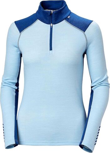 قميص Helly-Hansen النسائي LIFA Merino متوسط ​​الوزن بطبقة أساسية بسحاب 1/2 in Saudi Arabia