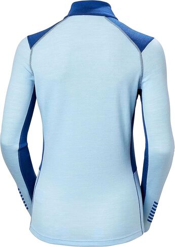 قميص Helly-Hansen النسائي LIFA Merino متوسط ​​الوزن بطبقة أساسية بسحاب 1/2 in Saudi Arabia