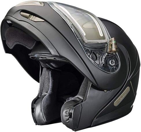 Polaris Modular 1.0 Snowmobile Helmet Dual Pane Shield Injected Matte Black - XX-Large in Saudi Arabia