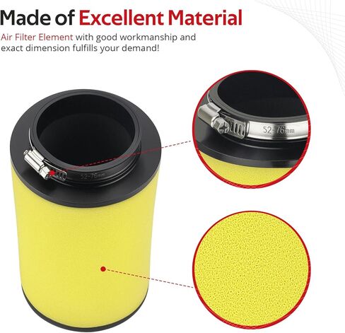 JAVIK Air Filter Element For Honda Fourtrax 350 4X4 TRX350 TRX350D 1986-1989 O.E.M# 17254-HA7-670 in Saudi Arabia