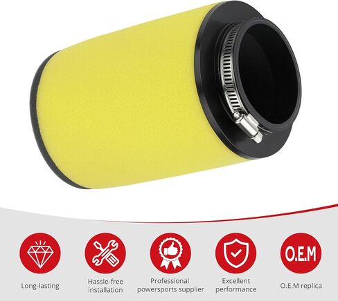 JAVIK Air Filter Element For Honda Fourtrax 350 4X4 TRX350 TRX350D 1986-1989 O.E.M# 17254-HA7-670 in Saudi Arabia
