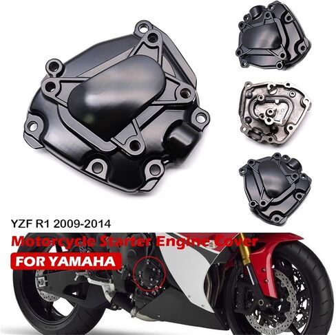 Crankcase,Crankcase Cover Fit for Yamaha YZF R1 2009-2014 YZFR1 2010-2013 YZF-R1 09-14 Motorcycle Right Stator Starter Engine Crankcase Cover in Saudi Arabia