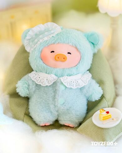 صندوق Lulu The Piggy Blind Box - سلسلة مفاتيح LuLu's Dreaming Wonderland من القطيفة على شكل صناديق عمياء، أشكال حيوانات محشوة لطيفة، صندوق غامض من Kawai، ديكورات منزلية، هدايا عيد ميلاد، صندوق واحد in Kuwait