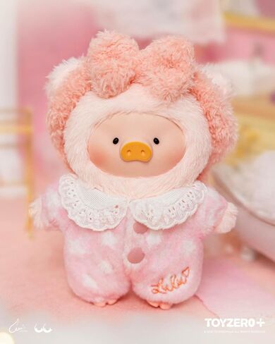 صندوق Lulu The Piggy Blind Box - سلسلة مفاتيح LuLu's Dreaming Wonderland من القطيفة على شكل صناديق عمياء، أشكال حيوانات محشوة لطيفة، صندوق غامض من Kawai، ديكورات منزلية، هدايا عيد ميلاد، صندوق واحد in Kuwait