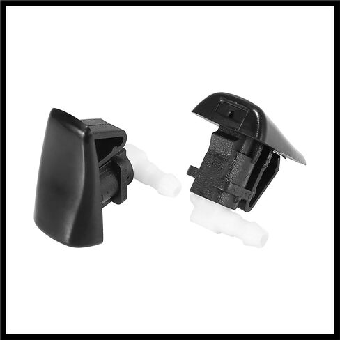 Front Windshield Washer Nozzles Fit for Cadillac SRX V6 with Hose Connector - Pack of 5 Black Durable Material in Saudi Arabia