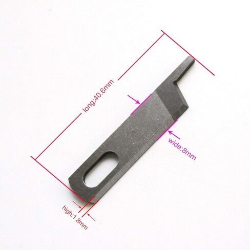 العلامة التجارية ckpsms - سكين علوي متوافق مع Singer Serger 14U,14CG,14SH Babylock Serger BL202,BL302,BL400,Singer 14U Riccarlock #412585 (قطعتان) in Kuwait