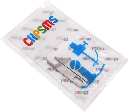 العلامة التجارية ckpsms - سكين علوي متوافق مع Singer Serger 14U,14CG,14SH Babylock Serger BL202,BL302,BL400,Singer 14U Riccarlock #412585 (قطعتان) in Kuwait