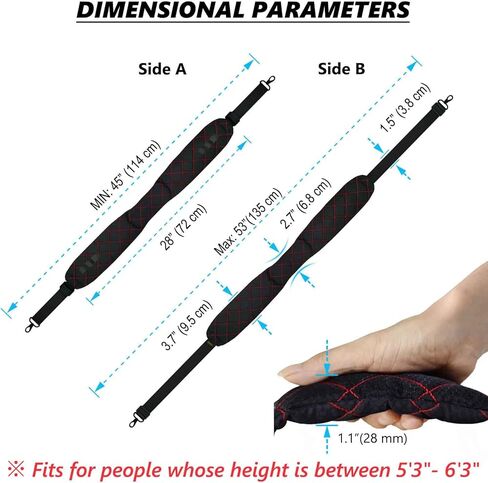 حزام حزام الكتف مريح للغاية مع جيوب مضادة للسرقة و 2 لهجة الاستخدام القابل للعكس ، أنيقة وآمنة in Kuwait