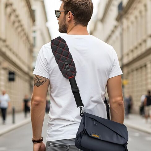 حزام حزام الكتف مريح للغاية مع جيوب مضادة للسرقة و 2 لهجة الاستخدام القابل للعكس ، أنيقة وآمنة in Kuwait